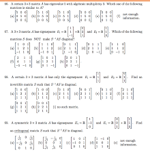 Orthogonality of eigenvectors with multiplcity $>1$ of a symmetric matrix. 66 A Certain 3x3 Matrix A Has Eigenvalue 5 With Chegg Com
