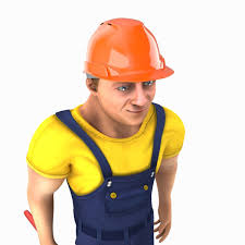 3d Model Man Worker Model 3d Model Male Models