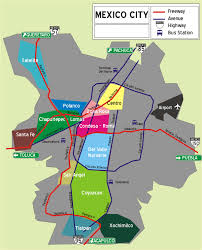 Metro, airports, railway and bus stations on mexico city map. Mexico City Districts Where To Next Budget Travel Tips Solo Female Travel Help Travel Guides Travel Inspiration Travel Photography In 2021 Mexico City Travel Mexico City Map Mexico City Travel Guide