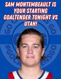 Samuel Montembeault gets the start tonight against the Florida Panthers!