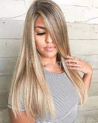 Brazilian Remy Human Hair Wigs Long Blonde Straight Lace Front Full Lace Wigs Health Beauty Hair Care Hair Styles Dark Blonde Hair Color Cool Blonde Hair