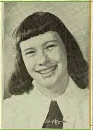 This girl with the beautiful smile is Ruth Ann Hutton taken in 1948. Her  mother was Edith Hutton, notorious as the harridan who taught English at  Chandler's Jr High. Three years later,