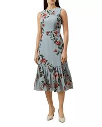 Hobbs London Hallie Flounced Floral Midi Dress Women Bloomingdale S Hobbs Dresses Womens Dresses Floral Midi Dress