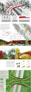 Arc International Wildlife Crossing Infrastructure Design Competition Landscape And Urbanism Architecture Presentation Layout Architecture