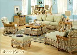 Indoor Wicker Seating Furniture American Rattan Living Room Sets Furniture Wicker Living Room Furniture Sunroom Furniture