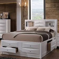 Two pieces of white bedroom furniture inside this room use repurposed wood. Amazon Com Bedroom Sets White Bedroom Sets Bedroom Furniture Home Kitchen