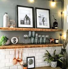 Kuche Ideen Einrichtung Landhaus Mit Holz Deko Wandgestaltung Dress Your Shelves Deko Dress Einric Home Decor Kitchen Home Decor Open Kitchen Shelves