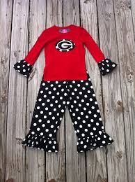 Custom Boutique Girls Game Day Uga Logo By Everythingsorella 46 50 Gameday Outfit Girls Maxi Dresses Uga Clothes