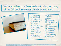 This Would Be A Good Intro To A Lesson About Cliche Middle School Writing Prompts Writing A Book Review Writing Prompts