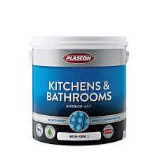While you may see the most benefit in areas and rooms which are prone to moisture such as bathrooms. Plascon Kitchen And Bathroom 2 5 Litres Brights Hardware Shop Online
