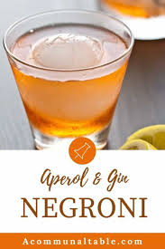This Aperol Gin Negroni Is The Perfect Party Drink Recipe A Less Bitter Version Of The Classic Negroni It S Sweet Tart A Aperol Party Drinks Aperol Drinks