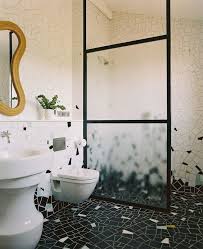 Hotel Du Cloitre In Arles France Whimsical Black White Bathroom Design By India Mahdavi Bathroom Tile Designs Bathroom Designs India Bathroom Wall Tile