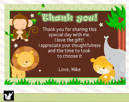 This gesture of thanking is always. Free Printable Jungle Baby Shower Thank You Cards Free Printable Baby Shower Invitations Templates