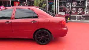 Looking for wheels & rims for your 2006 toyota corolla? Hillyard Custom Rim Tire 2006 Toyota Corolla Riding On 17 Inch Black Rims Youtube