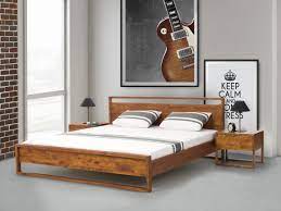 bed hout geolied natuur 160cm x 200cm giulia letto matrimoniale moderno letti di design idee letto