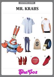 The Quick Way To Diy Spongebob Mr Krabs Costume Shecos Blog Character Costumes Diy Crab Costume Spongebob Costume