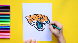 Download 1,200+ royalty free jaguars logo vector images. How To Draw The Jacksonville Jaguars Logo Nfl Team Youtube