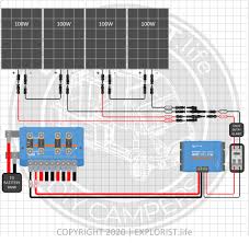 Solar panel wiring diagram pdf. 2000w Inverter 200 400ah Lithium 200 To 700w Solar Camper Wiring Diagram Explorist Life