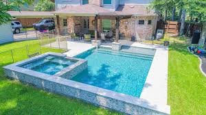 Combing the most popular features in pool design. Rectangular Pool Krug Project 1 Best Rectangular Pool