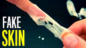 Cool And Satisfying Experiment How To Easy Make Fake Skin Prank Tutorial Can Be Used To Celebrate Halloween Fake Skin Skin Halloween Pranks