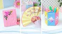 3 Easy and Cute Craft Ideas 💖 DIY Art and Craft with Paper and Ice Cream  Sticks / Popsicle Sticks