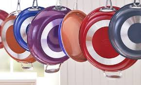 Gotham Steel Non Stick Colored Fry Pans As Seen On Tv Groupon