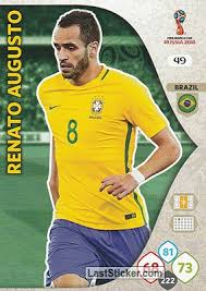 Cdp aevp renato gonçalves rodrigues de americana coordenadoria da região central. Card 49 Renato Augusto Panini Fifa World Cup 2018 Russia Adrenalyn Xl Laststicker Com