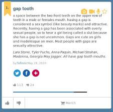 Urban Dictionary Gap Tooth Urban Dictionary Laugh A Lot Gap Teeth