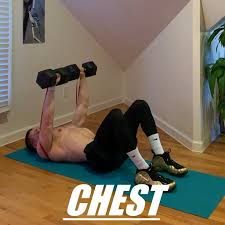 Nick B Fitness Trainer On Instagram Chest Day At Home Variations 1 Resistance Db Floor Press 3 In 2020 Fitness Trainer Workout At Home Workouts