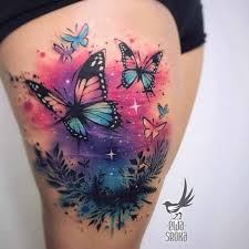 Butterfly thigh tattoo thigh tattoos and thighs on pinterest. Butterfly Back Thigh Tattoos Novocom Top