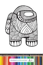 Dibujo De Among Us Para Colorear En 2021 Mandalas Para Colorear Ninos Mandalas Para Colorear Mandalas Para Imprimir Pdf