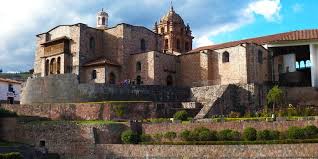 The inca empire was destroyed by spanish conquistadors (conquerors). Coricancha Temple Of The Sun Peru Hop