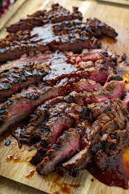 Korean Style Grilled Flank Steak - Closet Cooking