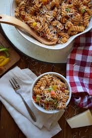 Easy Red Pesto Pasta Salad Julia S Cuisine