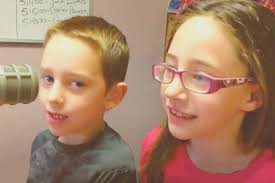 Mark Powell's Kids Sing On the Radio for the Very First Time?