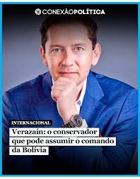 El conservador que puede hacerse cargo de Bolivia. El país,  tradicionalmente ligado al socialismo bajo la influencia de Evo Morales y  el partido del Movimiento Al Socialismo (MAS) puede estar al borde