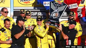 The 2020 nascar cup series race schedule from nascar.com has race dates, times and tv and radio broadcast details plus ticket information. Joey Logano Wins Nascar S Pennzoil 400 At The Las Vegas Motor Speedway