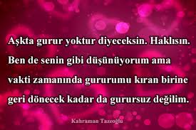Kahraman Tazeoglu Sozleri Guzel Soz Siir Ask