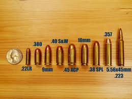 58 high quality caliber list smallest to largest