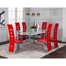 4.5 out of 5 stars (137) $ 86.13. Valencia Rectangular Dining Room Set White W Red Chairs Cramco Furniture Cart