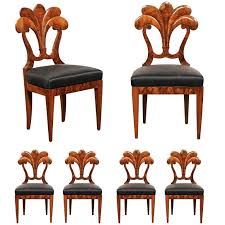Set Of Six Viennese Biedermeier Dining Chairs With Horsehair Seats Circa 1825 Dining Chairs Chair Dining Room Chairs Modern