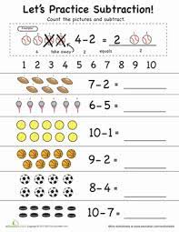 Let S Practice Subtraction 1 To 10 Subtraction Activities Subtraction Worksheets Subtraction