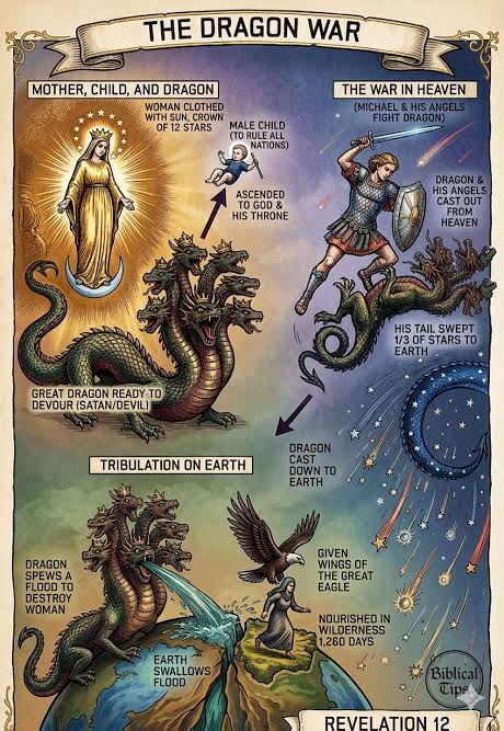 Revelation 12: Faithful remnant endures despite dragon's fury