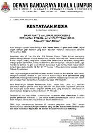 Pengalaman jabatan perancangan bandar, dewan bandaraya kuala lumpur. Kenyataan Media Dbkl Berhubung Dakwaan Dewan Bandaraya Kuala Lumpur Facebook