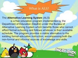 Alternative Learning System By Phoebe W Taruc Mission Vision Efa