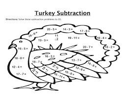 Math Coloring Pages Best Coloring Pages For Kids Thanksgiving Math Worksheets Subtraction Worksheets Math Coloring