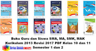 Berikut Ini Kami Bagikan Gratis Buku Kurikulum 2013 Revisi 2017 Untuk Sma Smk Ma Mak Kelas 10 11 Semester 1 Pelajaran Matematika Pelajaran Bahasa Inggris Buku