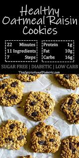 Healthy Oatmeal Raisin Cookies The Gestational Diabetic Recipe In 2020 Healthy Oatmeal Raisin Cookie Recipes Oatmeal Raisin Cookies Healthy Oatmeal Raisin