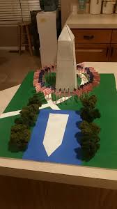 3d School Project Of The Washington Monument Washington Monument Project Lincoln Memorial Craft Washington Monument Craft