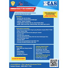 Gaji pt kias / berkarir di pt freeport indonesia merupakan idaman bagi kebanyakan fresh graduate. Open Rekrutmen Pt Kias Karanganyar Smk Negeri Jenawi Facebook
